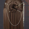 Tassel Double Chain Hair Fork Hairpin Retro Hair Accessories Hairgrip