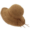 Ladies Sun Hat For Women Bowknot Raffia Straw Hat Foldable Summer Hat