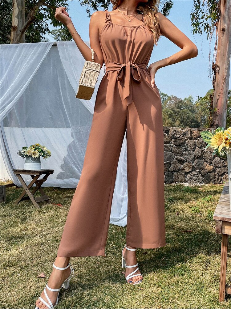 Summer Elegant Long Jumpsuit Women Fashion Bandage Wide Leg Rompers Womens Jumpsuits Backless Sexy Outfits For 438ae05d dd98 43c3 8fc9