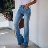 Women's Flared Jeans Fashion Vintage Casual High Waist Flare Pants
