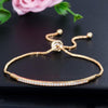 Adjustable Bracelet Bangle for Women Bar Slider Brilliant Jewelry-Braceletes-Arimonz-Gold-Arimonz