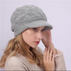 Alexandra Knitted Beanie-Hats-Arimonz-Light Gray-Arimonz
