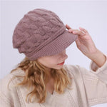 Alexandra Knitted Beanie-Hats-Arimonz-Light purple-Arimonz