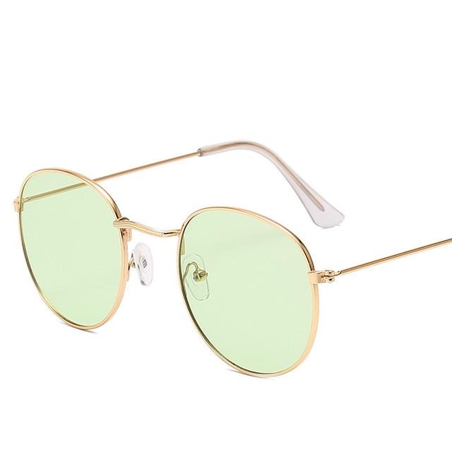 Allison Mirror Sunglasses-Sunglasses-Arimonz-Gold Ocean Green-Arimonz