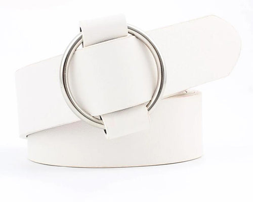 Amara Needle-Free Round Buckle Belt-Belts-Arimonz-Arimonz