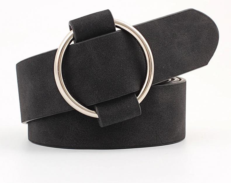 Amara Needle-Free Round Buckle Belt-Belts-Arimonz-Arimonz