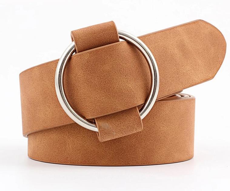 Amara Needle-Free Round Buckle Belt-Belts-Arimonz-Arimonz