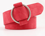 Amara Needle-Free Round Buckle Belt-Belts-Arimonz-Arimonz