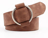 Amara Needle-Free Round Buckle Belt-Belts-Arimonz-Brown-Arimonz