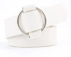 Amara Needle-Free Round Buckle Belt-Belts-Arimonz-White-Arimonz