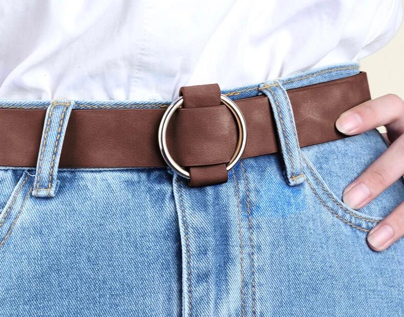 Amara Needle-Free Round Buckle Belt-Belts-Arimonz-Arimonz