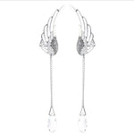 Angel Wing Drop Earrings Drop Dangle Ear Stud For Women-Earrings-Arimonz-Arimonz