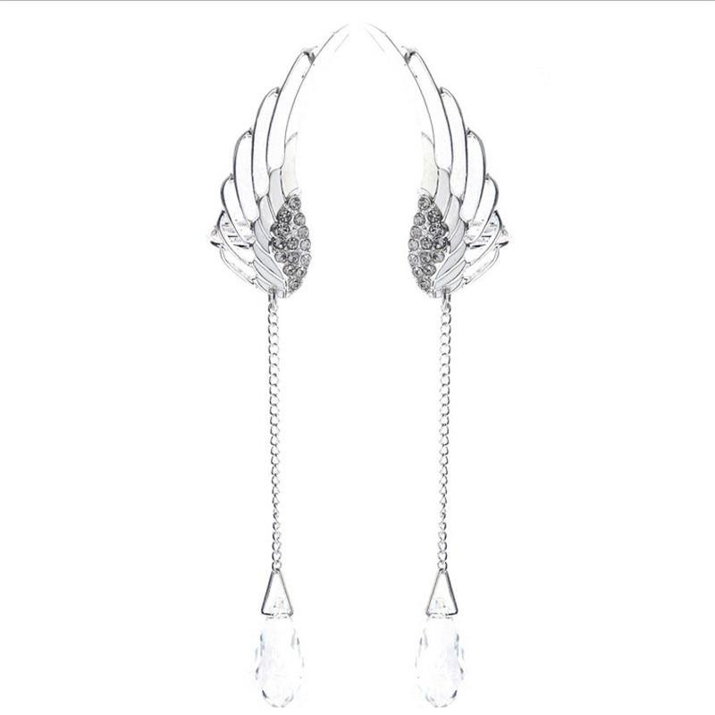 Angel Wing Drop Earrings Drop Dangle Ear Stud For Women-Earrings-Arimonz-Arimonz