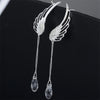 Angel Wing Drop Earrings Drop Dangle Ear Stud For Women-Earrings-Arimonz-Arimonz