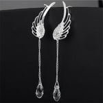 Angel Wing Drop Earrings Drop Dangle Ear Stud For Women-Earrings-Arimonz-Arimonz