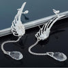 Angel Wing Drop Earrings Drop Dangle Ear Stud For Women-Earrings-Arimonz-Arimonz