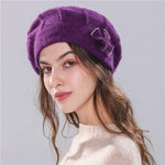 Angela Wool Cap-Hats-Arimonz-Purple-Arimonz
