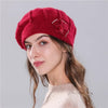 Angela Wool Cap-Hats-Arimonz-wine-Arimonz