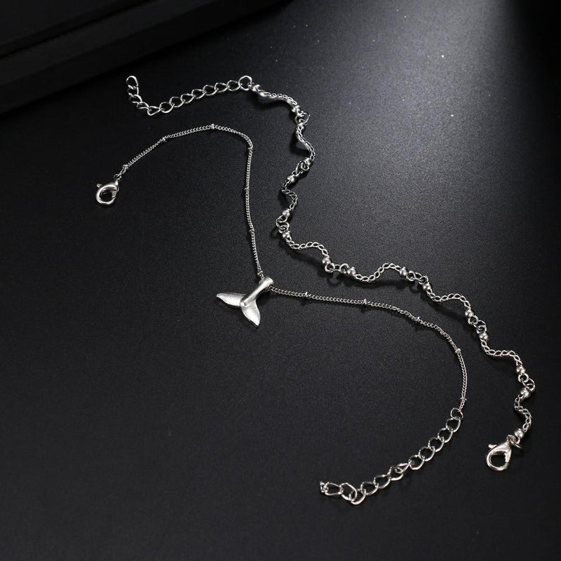 Anklet Bracelet Mermaid Tail Anklet Bracelet Fish Tail Foot Anklets-Anklets-Arimonz-Arimonz