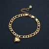 Anklet For Women Gold Color Stainless Steel Cuban Link Anklet-Jewelries-Arimonz-Arimonz