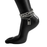 Anklet Rhinestone for Women Bling Paved Crystal Jewelry Anklet Foot-Anklets-Arimonz-Silver-Arimonz