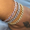 Anklets - Chunky Metal Chain Anklet For Women Rhinestone Foot Bracelet Rock Jewelry