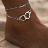 Anklets - Handcuffs Ankle Bracelet For Women Anklet Fashion Multilayer Foot Chain