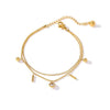 Anklets - Multi-layer Stainless Steel Bangle Bracelet For Women Jewelry Anklet
