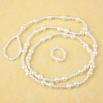 Anklets - Pearl Anklet Women Ankle Bracelet Pearl Anklet Chain Foot Jewelry