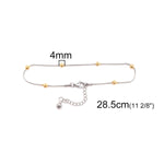 Anklets - Round Charm Anklet Bracelet For Women Jewelry Barefoot Chain
