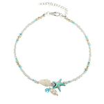 Anklets - Shell Anklet Beads Starfish Anklets For Women Fashion Vintage Handmade Foot Jewelry