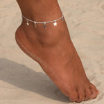 Anklets - Star Pendant Anklet Foot Chain Beach Leg Bracelet Charm Anklets