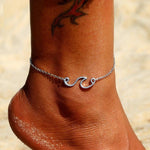 Anklets - Vintage Bohemian Wave Anklet For Women Anklet Leg Bracelet For Summer