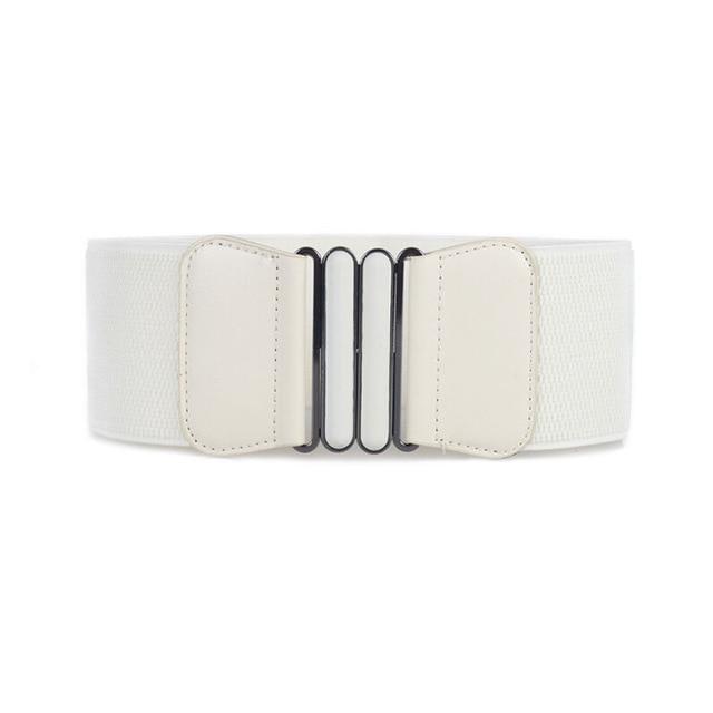 Arimonz Solid Stretch Elastic Wide Waist Belts For Women-Belts-Arimonz-beige-Arimonz