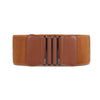 Arimonz Solid Stretch Elastic Wide Waist Belts For Women-Belts-Arimonz-brown-Arimonz