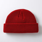 Arimonz Unisex Cotton Skull Cap Beanie In 10 Colors-Hats-Arimonz-Burgundy-Arimonz