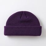 Arimonz Unisex Cotton Skull Cap Beanie In 10 Colors-Hats-Arimonz-dark purple-Arimonz