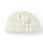 Arimonz Unisex Cotton Skull Cap Beanie In 10 Colors-Hats-Arimonz-White-Arimonz