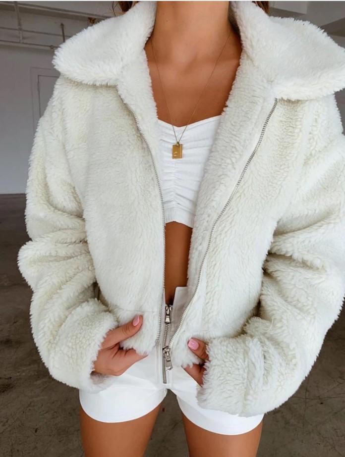Arimonz Women Fluffy Faux Fur Coat In 5 Colors-Fuzzy Jackets-Arimonz-Arimonz