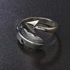 Arrow Feather Rings For Women Statement Ring Jewelry-Rings-Arimonz-Arimonz