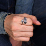 Arrow Feather Rings For Women Statement Ring Jewelry-Rings-Arimonz-Arimonz