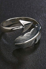 Arrow Feather Rings For Women Statement Ring Jewelry-Rings-Arimonz-Arimonz