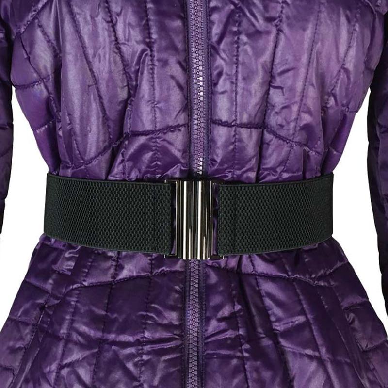 Aubrey Metal Buckle Elastic Belt-Belts-Arimonz-Arimonz