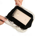 Ayla Pearl Clutch Bag-Handbags-Arimonz-Arimonz