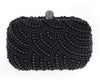 Ayla Pearl Clutch Bag-Handbags-Arimonz-black-Arimonz