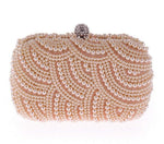 Ayla Pearl Clutch Bag-Handbags-Arimonz-champagne-Arimonz
