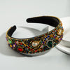 Baroque Headbands Boutique Hair Women Heavy Rhinestone Hairband-Hair Accessories-Arimonz-Arimonz