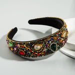Baroque Headbands Boutique Hair Women Heavy Rhinestone Hairband-Hair Accessories-Arimonz-Arimonz