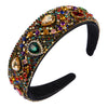 Baroque Headbands Boutique Hair Women Heavy Rhinestone Hairband-Hair Accessories-Arimonz-Arimonz