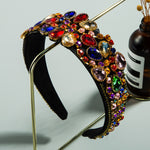 Baroque Headbands Boutique Hair Women Heavy Rhinestone Hairband-Hair Accessories-Arimonz-B-Arimonz